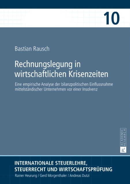 E-kniha Rechnungslegung in wirtschaftlichen Krisenzeiten Rausch Bastian Rausch