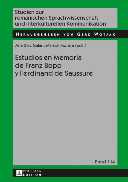 E-kniha Estudios en Memoria de Franz Bopp y Ferdinand de Saussure Diaz Galan Ana Diaz Galan