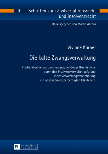 ebook Die kalte Zwangsverwaltung Korner Viviane Korner
