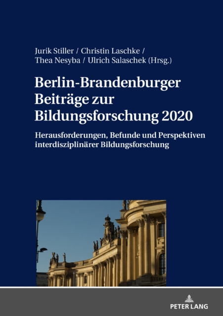 E-kniha Berlin-Brandenburger Beitraege zur Bildungsforschung 2020 Stiller Jurik Stiller