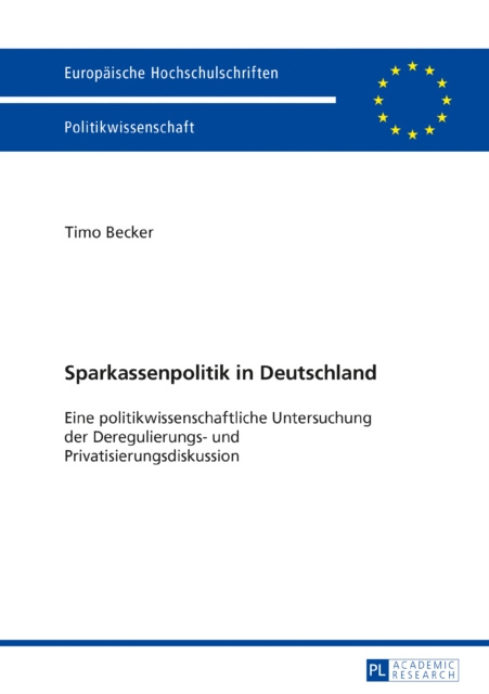 E-kniha Sparkassenpolitik in Deutschland Becker Timo Becker