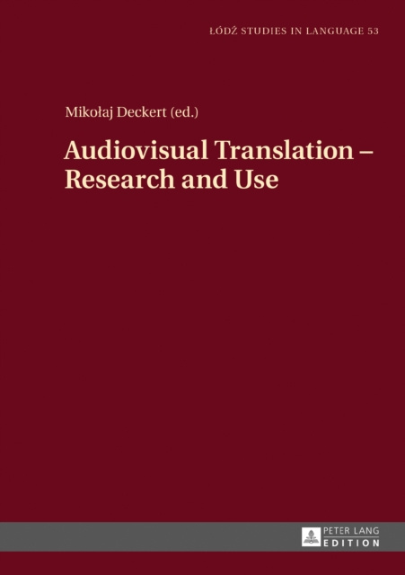 E-knjiga Audiovisual Translation - Research and Use Deckert Mikolaj Deckert