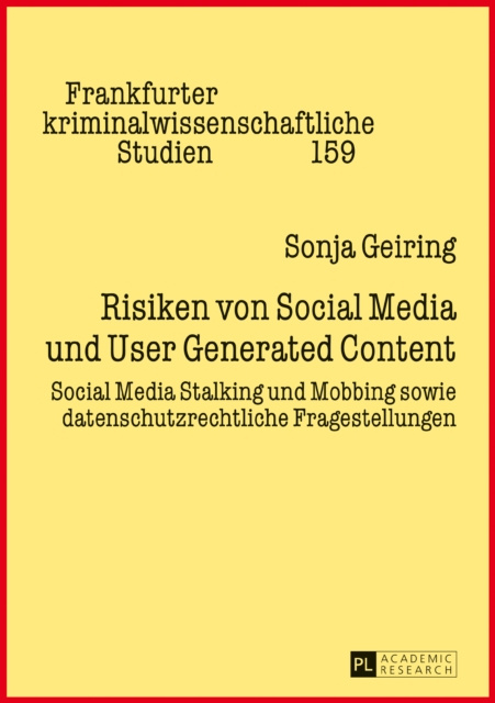 E-book Risiken von Social Media und User Generated Content Geiring Sonja Geiring