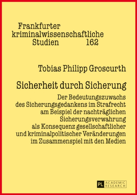 E-book Sicherheit durch Sicherung Groscurth Tobias Philipp Groscurth