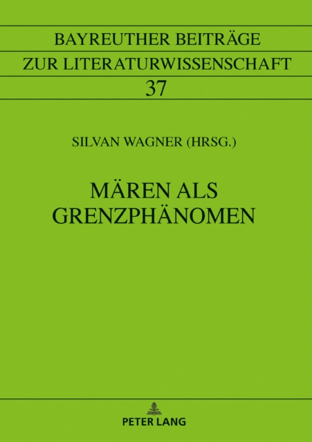 E-book Maeren als Grenzphaenomen Wagner Silvan Wagner