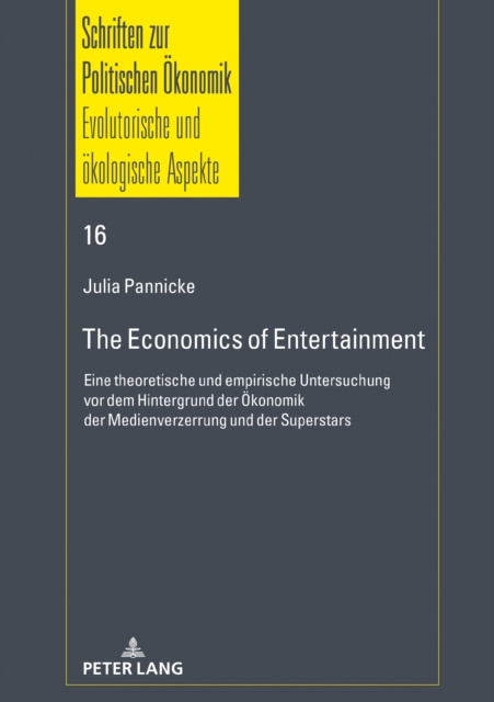 E-kniha Economics of Entertainment Pannicke Julia Pannicke