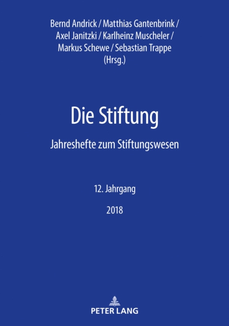E-knjiga Die Stiftung Schewe Markus Schewe