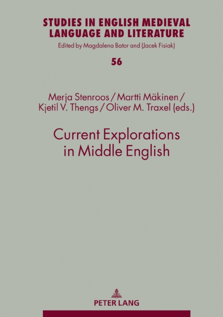E-book Current Explorations in Middle English Stenroos Merja Stenroos