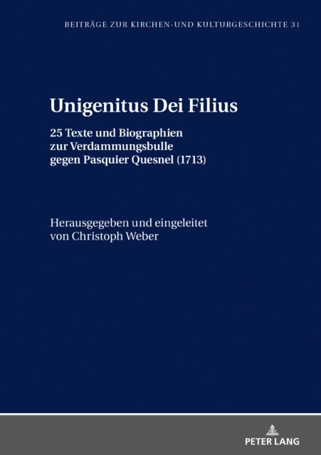 E-kniha Unigenitus Dei Filius Weber Christoph Weber