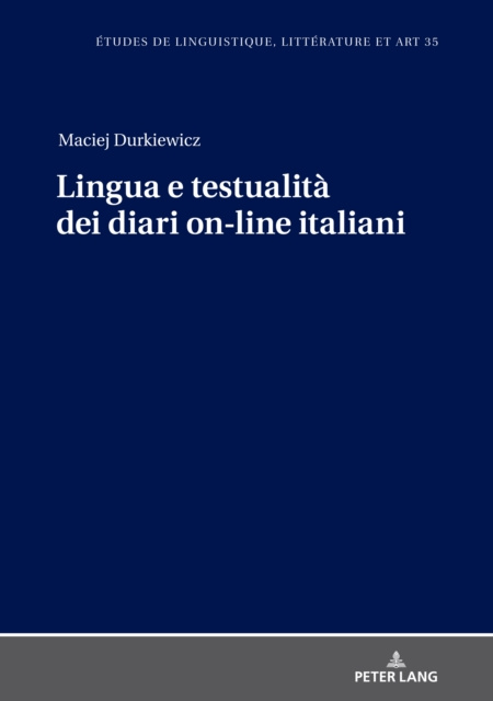 E-kniha Lingua e testualita dei diari on-line italiani Durkiewicz Maciej Durkiewicz