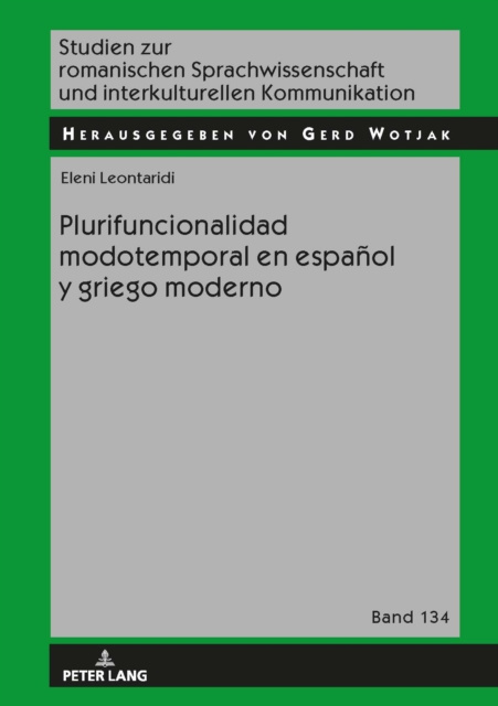 E-book Plurifuncionalidad modotemporal en espanol y griego moderno Leontaridi Eleni Leontaridi
