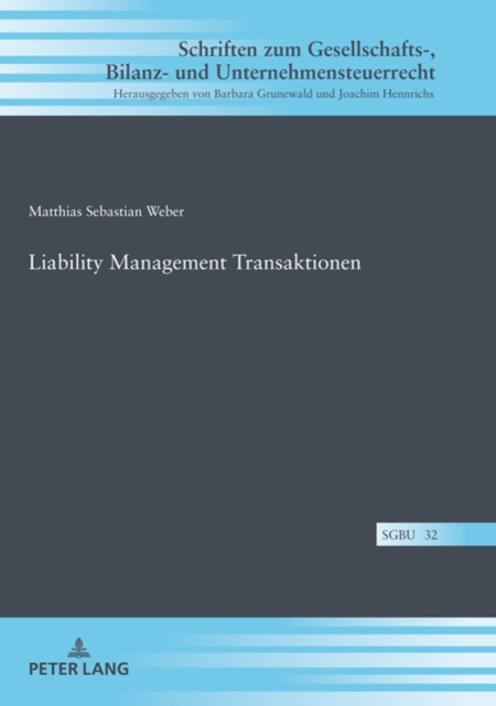 E-knjiga Liability Management Transaktionen Weber Matthias Sebastian Weber
