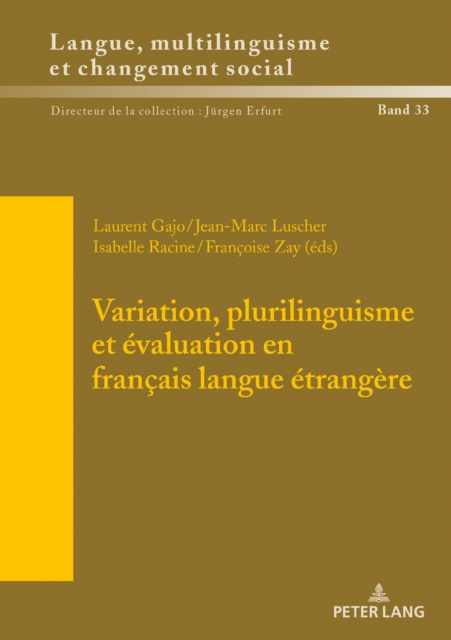 E-kniha Variation, plurilinguisme et evaluation en francais langue etrangere Gajo Laurent Gajo