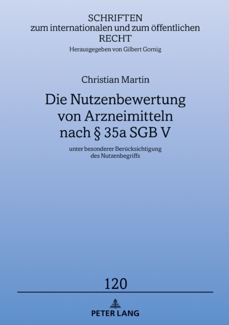E-kniha Die Nutzenbewertung von Arzneimitteln nach  35a SGB V Martin Christian Martin