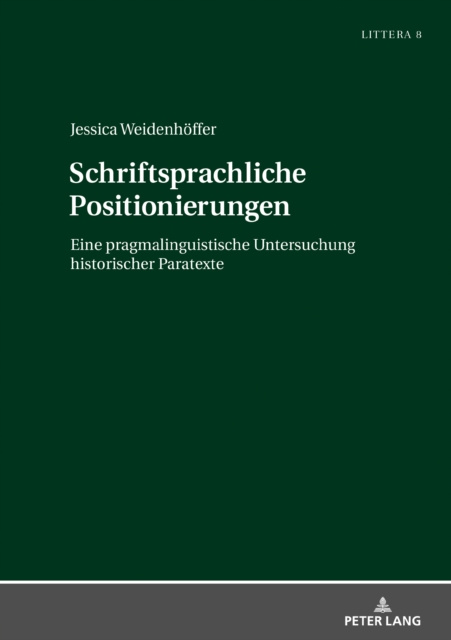 E-kniha Schriftsprachliche Positionierungen Weidenhoffer Jessica Weidenhoffer