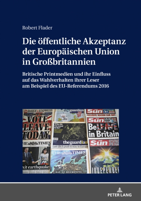 E-kniha Die oeffentliche Akzeptanz der Europaeischen Union in Grobritannien Flader Robert Flader