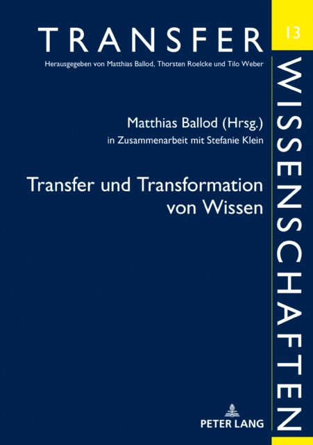E-kniha Transfer und Transformation von Wissen Ballod Matthias Ballod