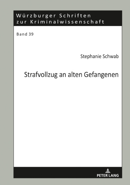 E-knjiga Strafvollzug an alten Gefangenen Schwab Stephanie Schwab