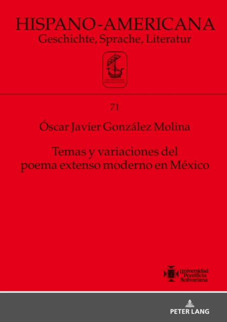 E-kniha Temas y variaciones del poema extenso moderno en Mexico Gonzalez Molina Oscar Javier Gonzalez Molina