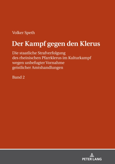 E-kniha Der Kampf gegen den Klerus Speth Volker Speth