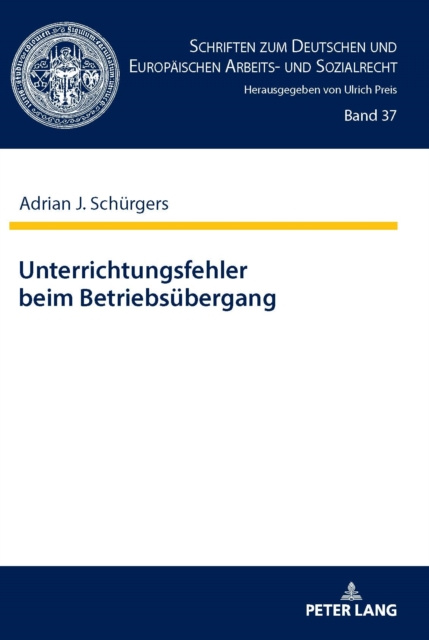 E-knjiga Unterrichtungsfehler beim Betriebsuebergang Schurgers Adrian Schurgers
