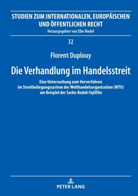 E-kniha Die Verhandlung im Handelsstreit Duplouy Florent Duplouy