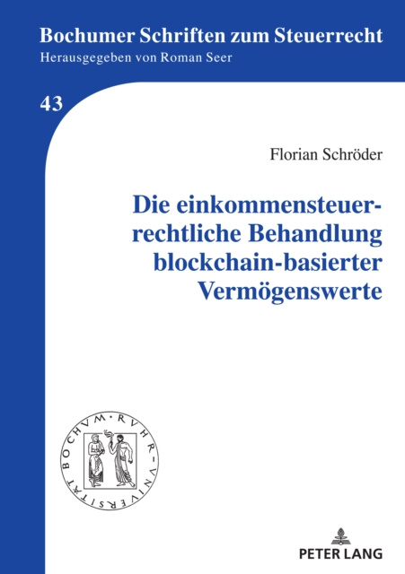 ebook Die einkommensteuerrechtliche Behandlung blockchain-basierter Vermoegenswerte Schroder Florian Schroder