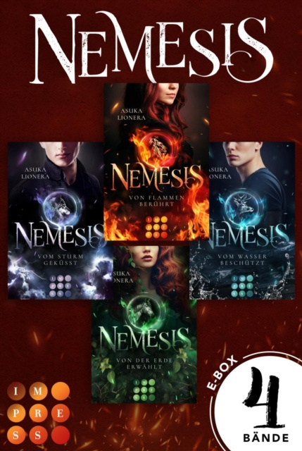 E-kniha Nemesis: Alle vier Bander der Gotter-Fantasy im Sammelband Asuka Lionera