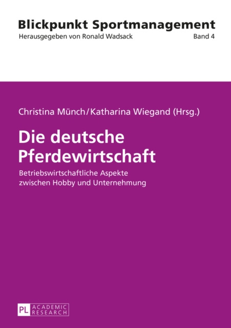 E-kniha Die deutsche Pferdewirtschaft Munch Christina Munch