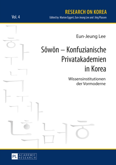 E-kniha Sowon - Konfuzianische Privatakademien in Korea Lee Eun-Jeung Lee
