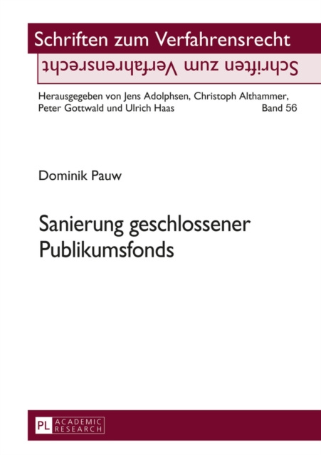 E-knjiga Sanierung geschlossener Publikumsfonds Pauw Dominik Pauw
