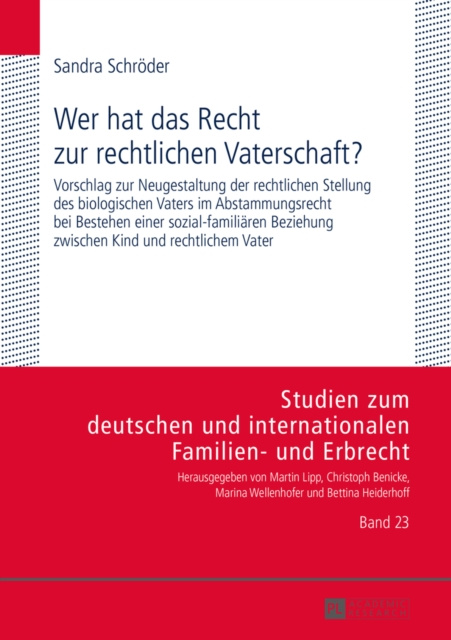 E-book Wer hat das Recht zur rechtlichen Vaterschaft? Schroder Sandra Schroder