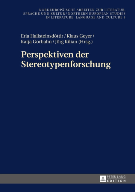 E-kniha Perspektiven der Stereotypenforschung Hallsteinsdottir Erla Hallsteinsdottir