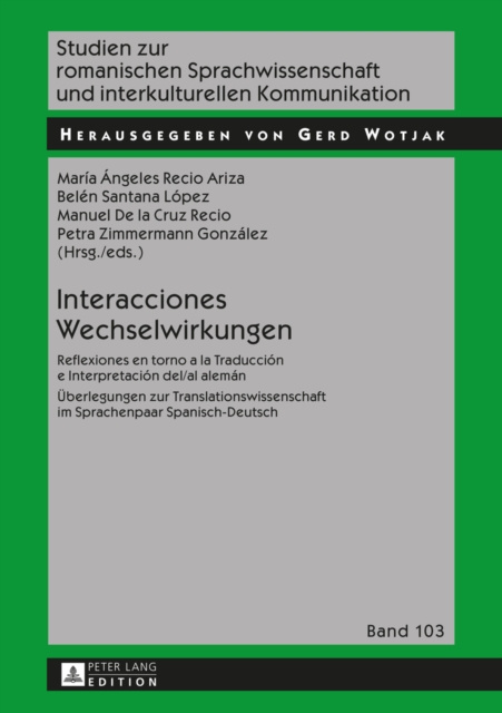 E-kniha Interacciones / Wechselwirkungen Recio Ariza Maria Angeles Recio Ariza