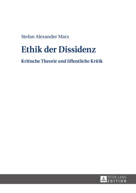 E-book Ethik der Dissidenz Marx Stefan Marx