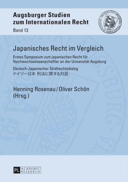 Libro elettronico Japanisches Recht im Vergleich Rosenau Henning Rosenau