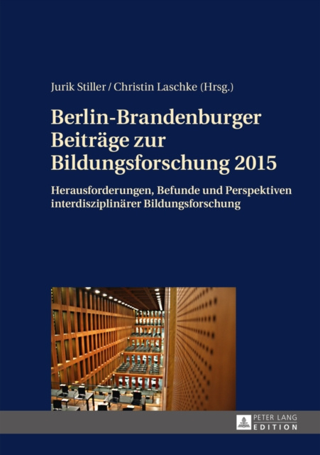 E-kniha Berlin-Brandenburger Beitraege zur Bildungsforschung 2015 Stiller Jurik Stiller