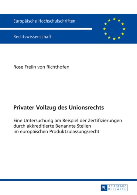 E-knjiga Privater Vollzug des Unionsrechts von Richthofen Rose von Richthofen