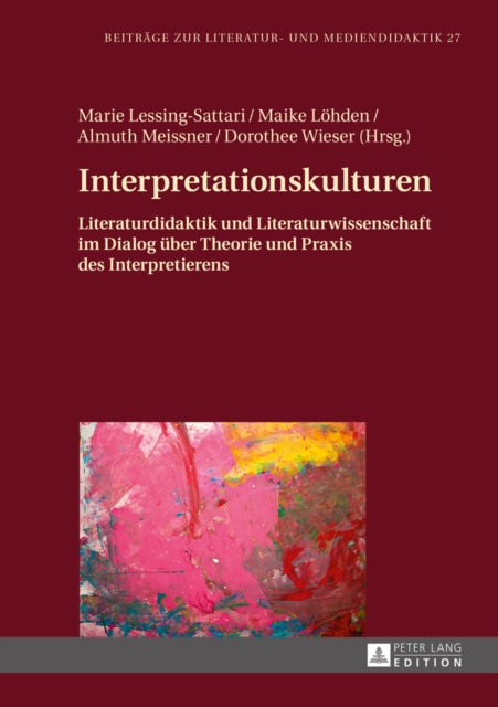 E-book Interpretationskulturen Lessing-Sattari Marie Lessing-Sattari