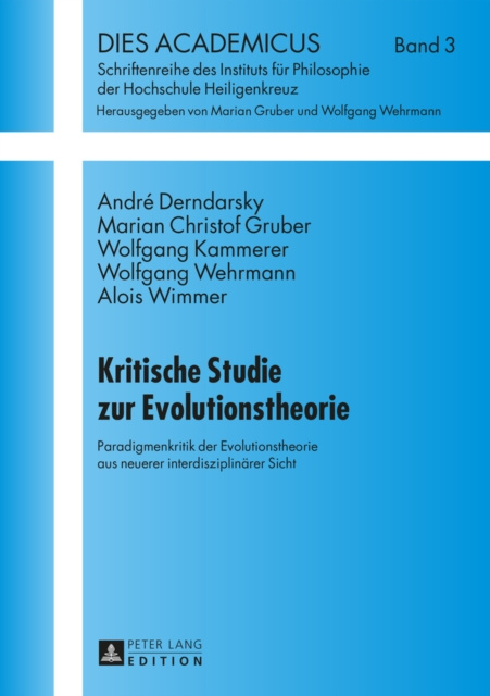 E-kniha Kritische Studie zur Evolutionstheorie Derndarsky Andre Derndarsky