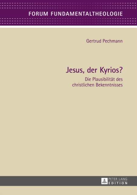 E-book Jesus, der Kyrios? Pechmann Gertrud Pechmann