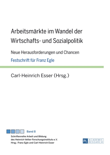 E-kniha Arbeitsmaerkte im Wandel der Wirtschafts- und Sozialpolitik Esser Carl-Heinrich Esser