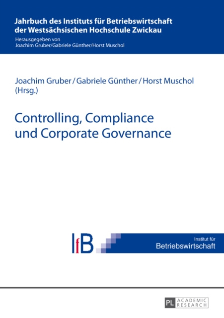 ebook Controlling, Compliance und Corporate Governance Gruber Joachim Gruber