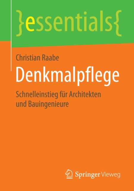 E-kniha Denkmalpflege Christian Raabe