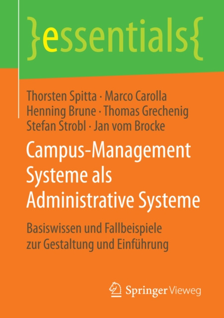 E-kniha Campus-Management Systeme als Administrative Systeme Thorsten Spitta