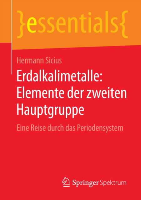 E-kniha Erdalkalimetalle: Elemente der zweiten Hauptgruppe Hermann Sicius