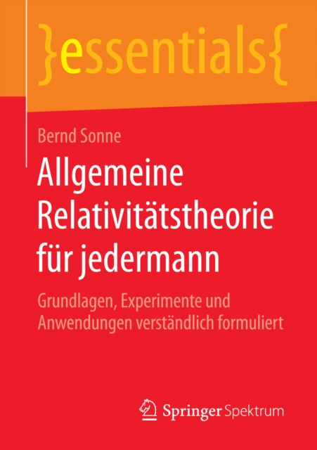 E-kniha Allgemeine Relativitatstheorie fur jedermann Bernd Sonne