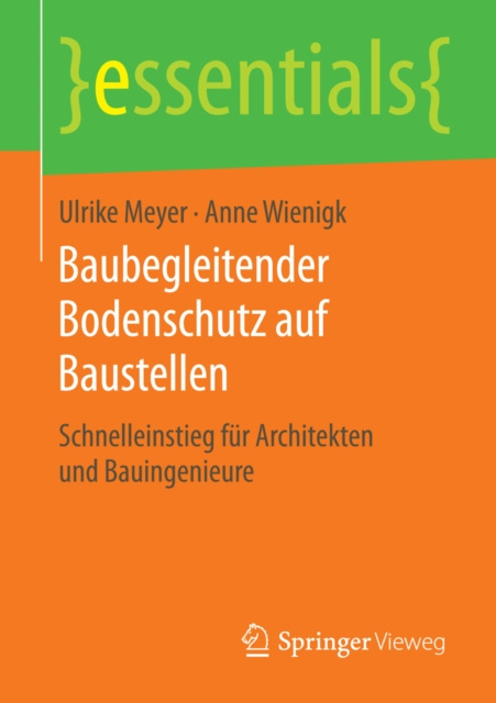 E-kniha Baubegleitender Bodenschutz auf Baustellen Ulrike Meyer