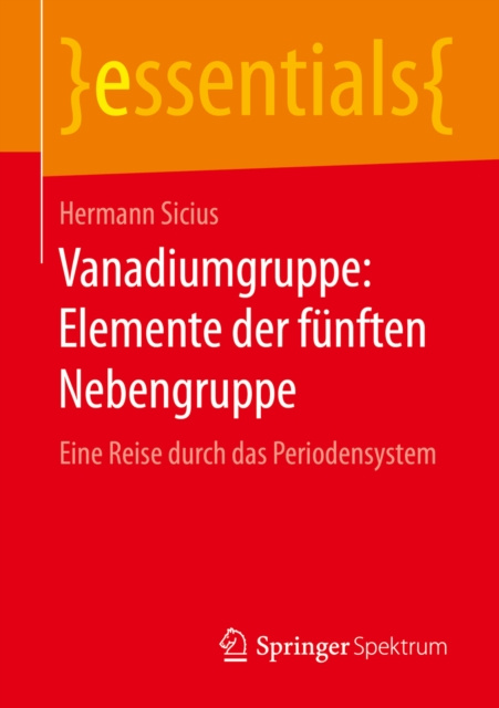 E-kniha Vanadiumgruppe: Elemente der funften Nebengruppe Hermann Sicius