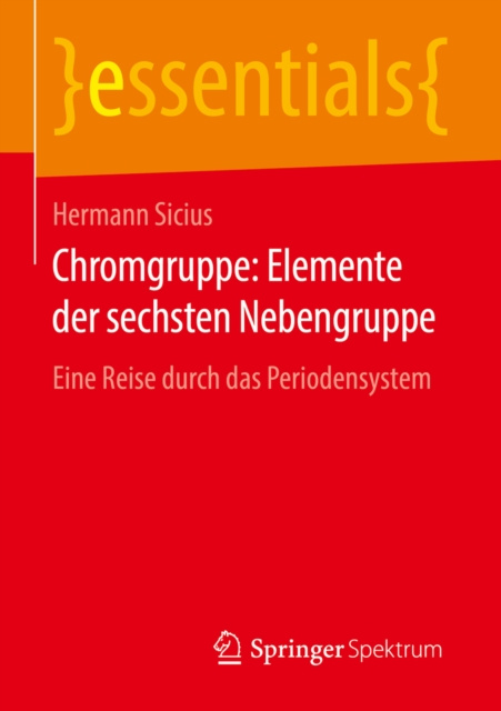 E-kniha Chromgruppe: Elemente der sechsten Nebengruppe Hermann Sicius